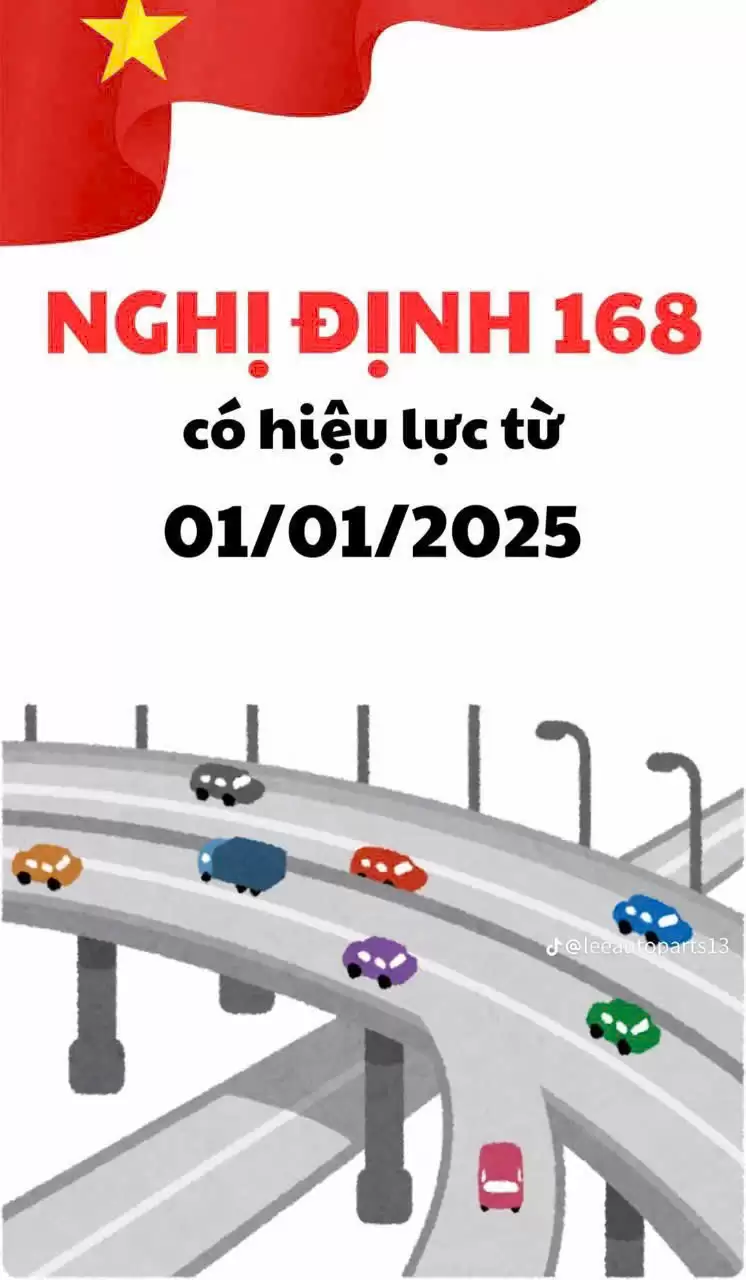 Những thông tin mới về Nghị định 168 có hiệu lực từ ngày 01/01/2025