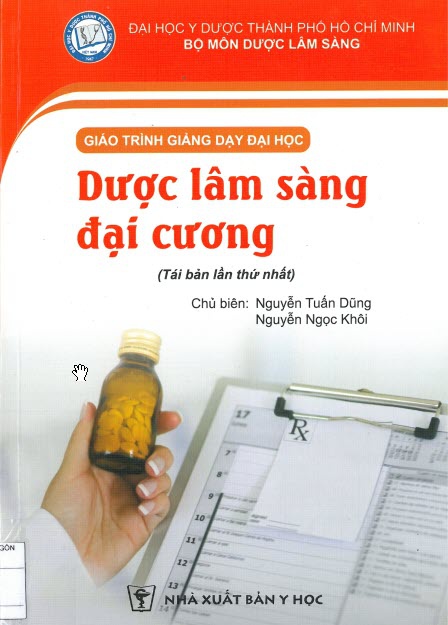 Dược lâm sàng đại cương 1 Dược lâm sàng đại cương Bìa sách