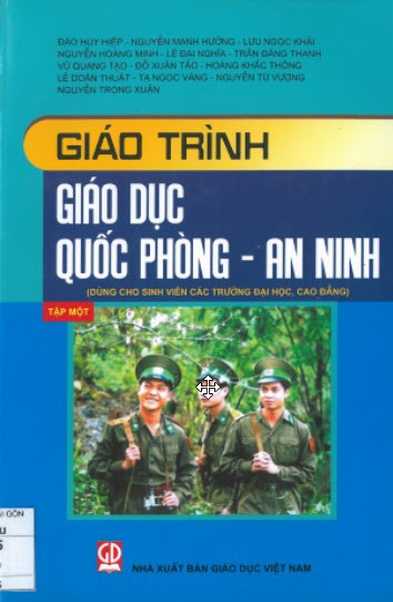 Giáo trình Giáo dục quốc phòng - An ninh 1 Giáo trình Giáo dục quốc phòng - An ninh Bìa sách