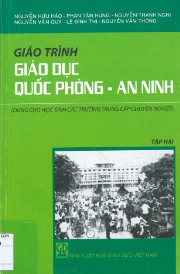 Giáo trình Giáo dục quốc phòng - An ninh 1 Giáo trình Giáo dục quốc phòng - An ninh Bìa sách