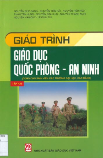 Giáo trình Giáo dục quốc phòng - An ninh 1 Giáo trình Giáo dục quốc phòng - An ninh Bìa sách