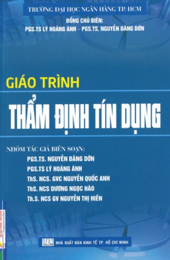 Giáo trình Thẩm định tín dụng 1 Giáo trình Thẩm định tín dụng Bìa sách