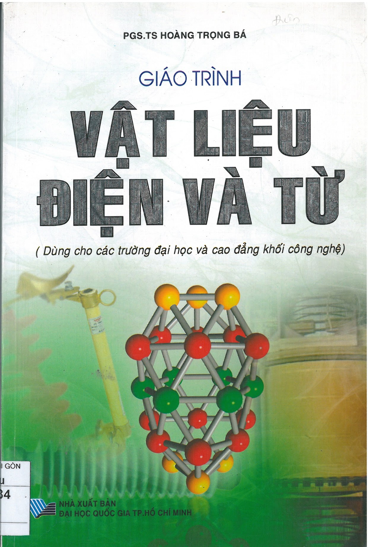 Giáo trình vật liệu điện và từ 1 Giáo trình vật liệu điện và từ Bìa sách