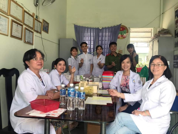Hoạt động khám và chữa bệnh miễn phí tại Tây Ninh của Khoa Y dược - Trường Cao đẳng Bách khoa Nam Sài Gòn