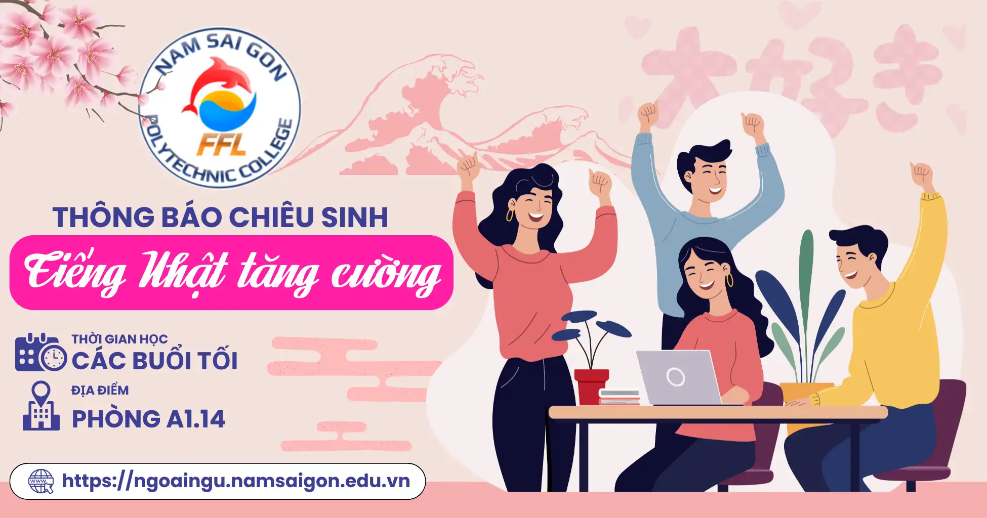 Thông báo lịch thi tiếng Nhật tăng cường năm 2025